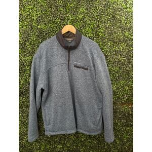 Eddie Bauer Fleece Pullover Sweater, Blue Men’s size XXL